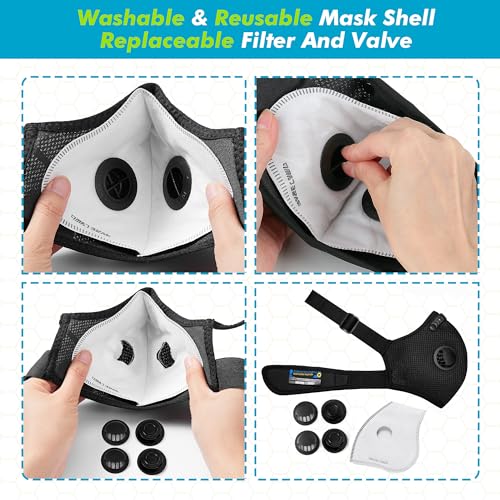 BASE CAMP M PRO Reusable Dust Mask, Comfortable Protection