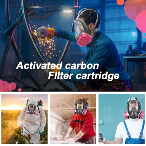 JOEAIS Full Face Respirator Mask with Organic Vapor