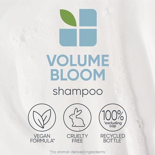Biolage Volume Bloom Shampoo | Volumizing Shampoo | Lightweight Volume & Shine | For Fine Hair | Paraben & Silicone-Free | Vegan​ | Cruelty Free | Salon Shampoo | 33.8 Fl. Oz