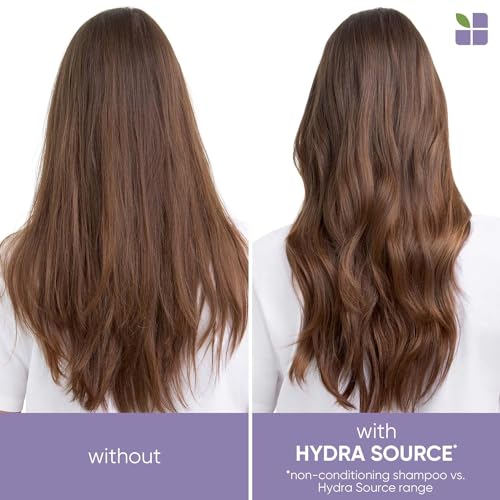 Biolage Hydra Source Mask | Revives Dry Strands For Increased Hair Shine & Manageability | For Dry Hair | Paraben-Free | Vegan | 16.9 Fl. Oz