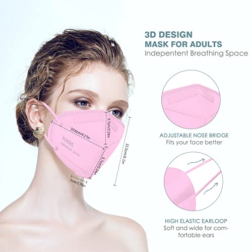Pack of 50 XINYA BAO KN95 Masks - 5-Ply
