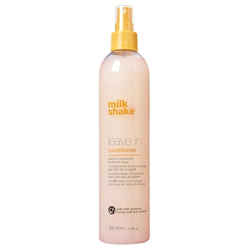 milk shake Leave-In Conditioner Spray Detangler for Natural Hair - Protects Color Treated Hair and Hydrates Dry Hair For Soft and Shiny Straight or Curly Hair, 11.8 Fl Oz