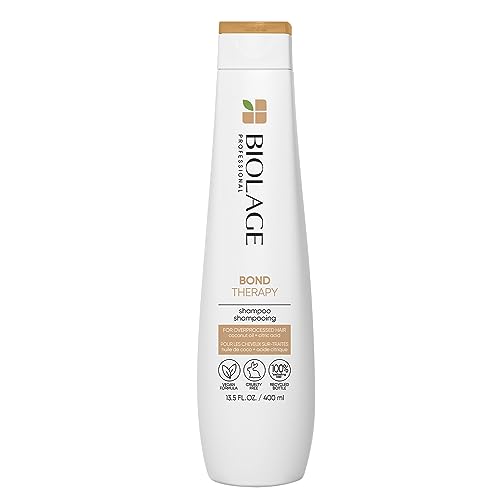 Biolage Bond Therapy Sulfate-Free Shampoo | Builds Bonds & Reduces Breakage | Paraben & Sulfate-Free | Vegan | Salon Professional Shampoo | Cruelty-Free | Bonding