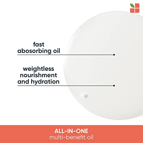 Biolage All-In-One Multi-Benefit Oil | Pre-Shampoo & Leave-In Treatment | Smooths, Detangles & Controls Frizz | For All Hair Types