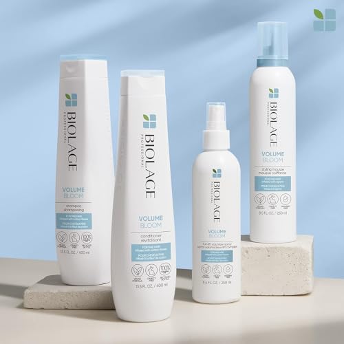 Biolage Volume Bloom Full-Lift Volumizer Spray | Leave-In Plumps Hair With Long-Lasting Paraben-Free For Fine Vegan Cruelty Free Professional 8.4 Fl. Oz