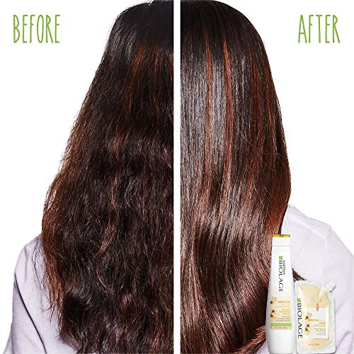 Biolage Smooth Proof Deep Treatment Pack | Multi-Use Hair Mask Controls Frizz | With Camellia & Castor Oil | Vegan & Paraben-Free | For Frizzy Hair | 3.4 Fl. Oz