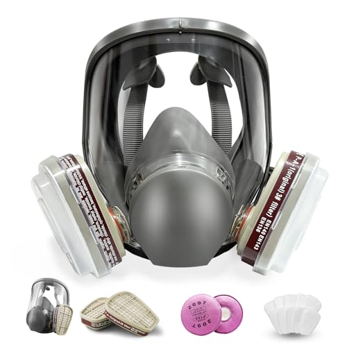 DIEBA Full Face Respirator Mask with Activated Carbon