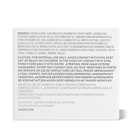 goop Beauty Scalp Scrub Shampoo | Scalp Exfoliator to Detoxify & Purify | Himalayan Salt Scrub, Moringa Oil & Rosehip Oil | Cleanses Hair of Product Buildup, Dirt & Scalp Oil | Silicone & Paraben Free