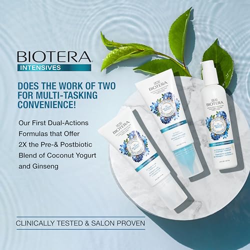 Biotera Intensive 2:1 Protective Leave-In + Overnight Treatment | Vegan & Cruelty Free | Paraben & Sulfate Free | Color-Safe | 8 Fl Oz