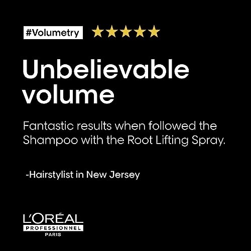 L'Oreal Professionnel Volumetry Volumizing Shampoo | Removes Build Up & and Cleanses Scalp | Provides Lift | With Salicylic Acid | For Fine & Thin Hair Types | 10.1 Fl. Oz.