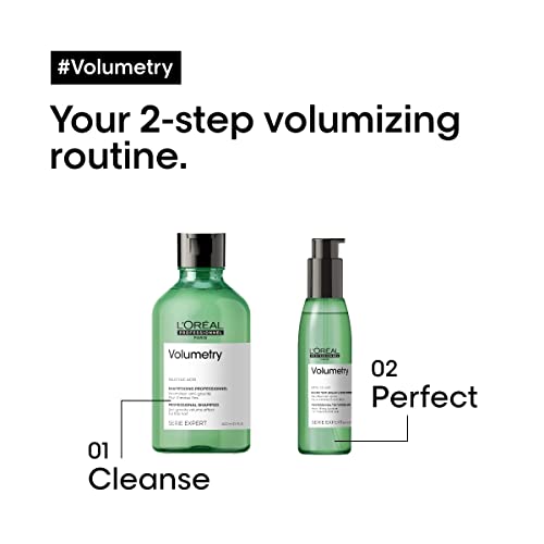 L'Oreal Professionnel Volumetry Volumizing Shampoo | Removes Build Up & and Cleanses Scalp | Provides Lift | With Salicylic Acid | For Fine & Thin Hair Types | 10.1 Fl. Oz.
