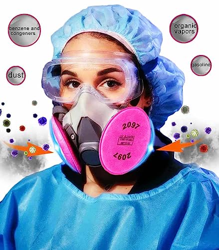14PCS 2097 P-100 Particulate Filter Set for Respirator