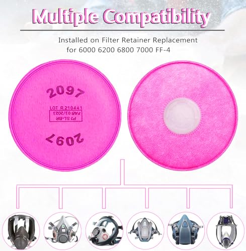 14PCS 2097 P-100 Particulate Filter Set for Respirator