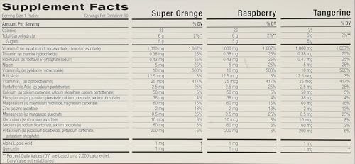Emergen-C 1,000 mg Vitamin C Dietary Supplement Drink Mix, Super Orange/Raspberry/Tropical, 90 Packets, Net Wt. 28.5 oz.