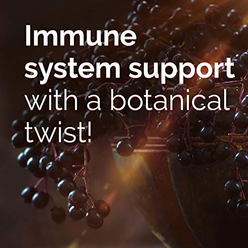 Emergen-C Elderberry Gummies, Elderberry Immune Support Natural Flavors with High Potency Vitamin C, 36 Count