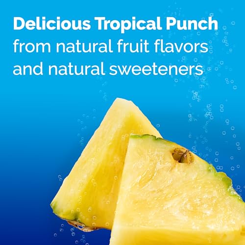 Emergen-C Kidz Immune Plus Crystals, On-The-Go Immune Support Supplement with Vitamin C, Vitamin D, B Vitamins, Zinc and Manganese, Tropical Punch - 28 Stick Packs