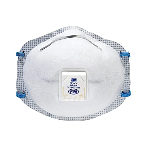 3M Cool Flow Valved Respirator, Chemical Odor, 2-Pack