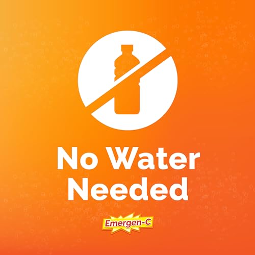 Emergen-C Kidz Crystals, On-the-Go Emergen-C Immune Support Supplement with Vitamin C, B Vitamins, Zinc and Manganese, Sparkly Strawberry - 56 Stick Packs