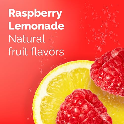 Emergen-C Zero Sugar 1000 mg Vitamin C Powder for Daily Immune Support Caffeine Free Vitamin C Supplements with Zinc and Manganese, B Vitamins and Electrolytes, Raspberry Lemonade Flavor - 36 Count