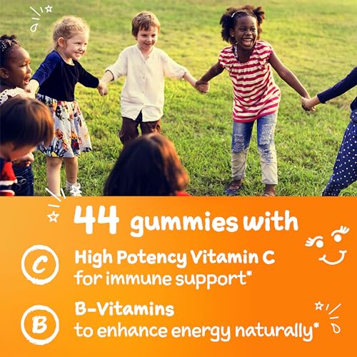 Emergen-C Kidz Daily Immune Support Dietary Supplements, Flavored Gummies with Vitamin C and B Vitamins, Fruit Fiesta Flavored Gummies - 44 Count