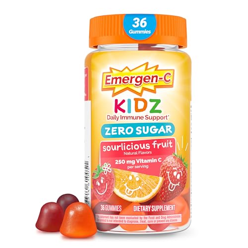 Emergen-C Zero Sugar Immune Support Kidz Gummies 36 Count