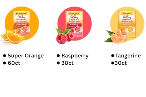 Emergen-C 1,000 mg Vitamin C Dietary Supplement 120 Packets (1)