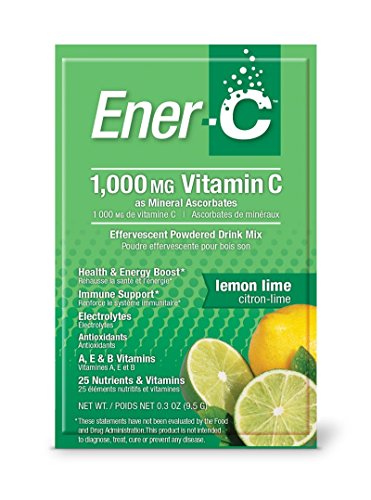 Ener-C Vitamin Drink Mix, Lemon Lime, 1000 Mg, 30 Count