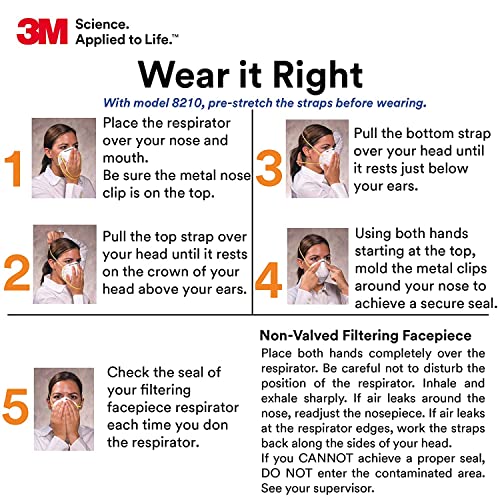 3M N95 Particulate Respirator for Smoke, Dust, & Grinding
