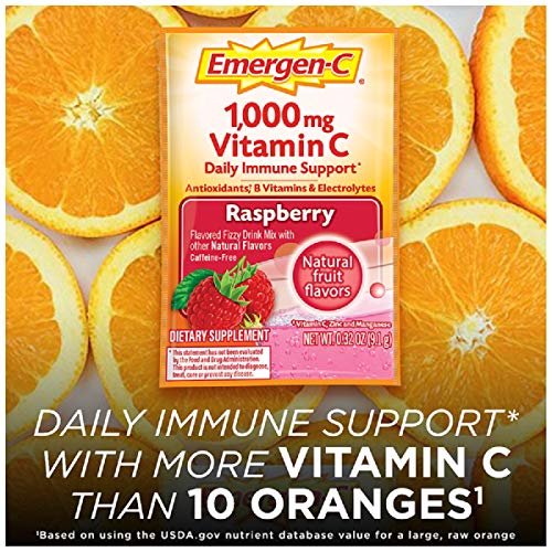 Alacer - Emergen-C Vitamin C Energy Booster Raspberry 1000 mg. - 30 Packet(s)