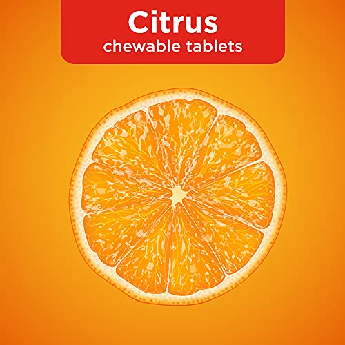 Amazon Basic Care Immune Support Citrus Chew Tablets, 32 Count