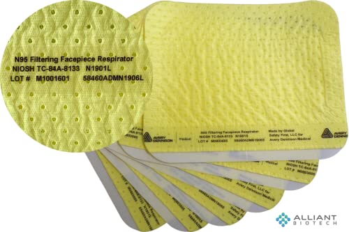 50 Count Large NIOSH Approved Strapless Respirator
