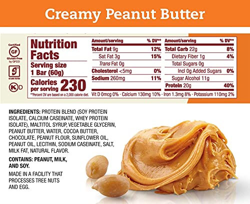 Think Thin 20 Pack (2 X Box of 10) (1,200g) - (Creamy Peanut Butter)
