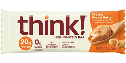 Think Thin 20 Pack (2 X Box of 10) (1,200g) - (Creamy Peanut Butter)