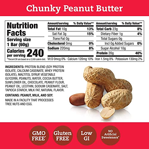 Think! Protein Bars, Assorted Variety Pack - High Protein Snacks, 2.1 Ounce Bars - 10 Count