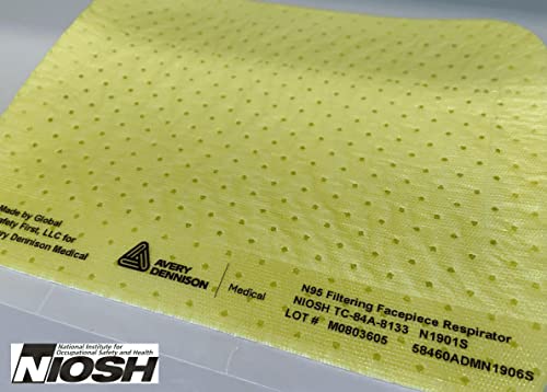50 Count Large NIOSH Approved Strapless Respirator