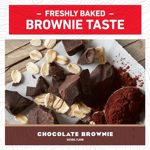 CLIF BAR - Chocolate Brownie Flavor - Made with Organic Oats - 10g Protein - Non-GMO - Plant Based - Energy Bars - 2.4 oz. (15 Pack)