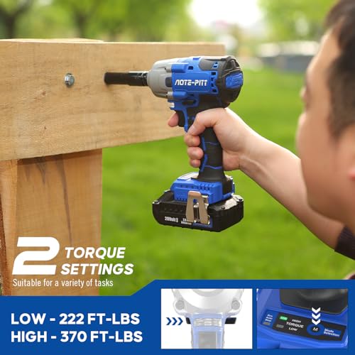 20V Cordless Brushless Impact Wrench Kit with Socket Set