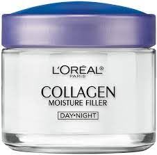 L'Oreal Paris Skin Expertise Collagen Moisture Filler Daily Moisturizer Day/Night Cream 1.7 oz (Pack of 3)