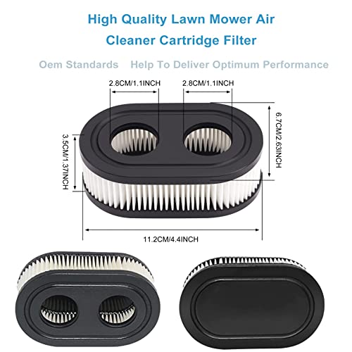 Air Filter 2-Pack for Cartridge Lawn Mower