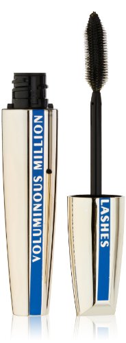 L’Oreal Paris Makeup Voluminous Million Lashes Mascara, Volumizing Collagen Infused Eye Makeup, Amplifying Mascara Brush, Waterproof, Black, 0.32 Fl Oz., 1 Count