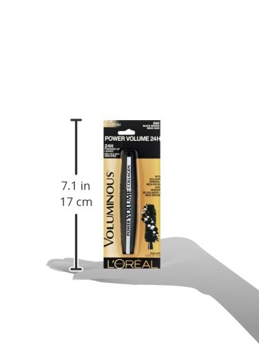 L'Oreal Paris Voluminous Power Volume 24H Mascara, 686 Black Brown, 0.33 Fluid Ounce