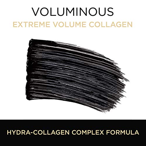 L’Oréal Paris Voluminous Extra-Volume Collagen Waterproof Mascara, Blackest Black, 0.34 Ounces