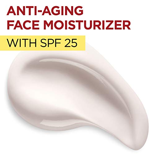 L'Oréal Paris Revitalift Anti-Wrinkle and Firming Face Moisturizer with SPF 25, Pro-Retinol and Centella Asiatica, Paraben Free, 1.7 oz (Packaging may vary)