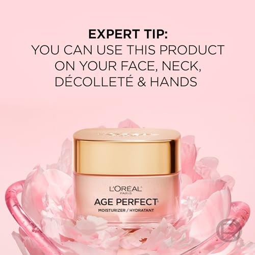 L'Oreal Paris Age Perfect Rosy Tone Anti-Aging Face Moisturizer, Renew & Revive Healthy Tone, 1.7 oz