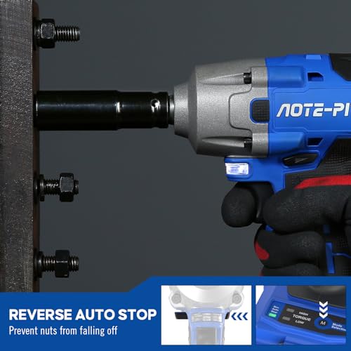 20V Cordless Brushless Impact Wrench Kit with Socket Set