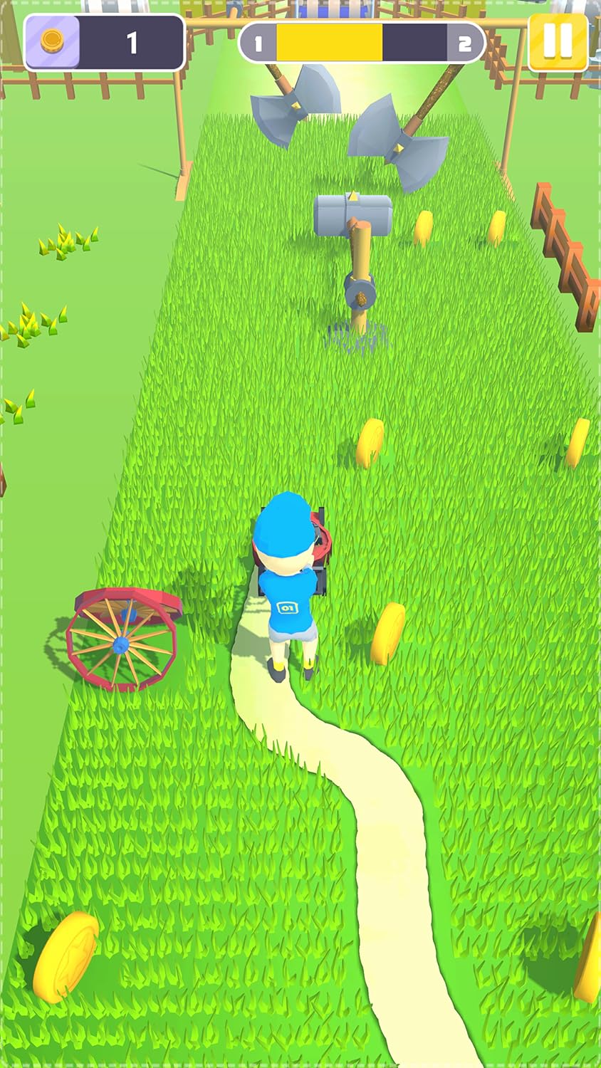 3D Lawn Mower Model