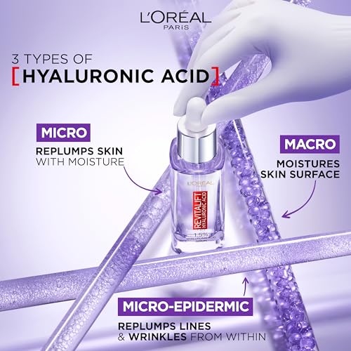 L Oreal Paris Serum Revitalift Filler [+Hyaluronic Acid], 1.5% Pure Concentrated Hyaluronic Acid Dropper Serum