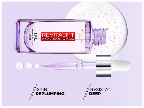 L Oreal Paris Serum Revitalift Filler [+Hyaluronic Acid], 1.5% Pure Concentrated Hyaluronic Acid Dropper Serum