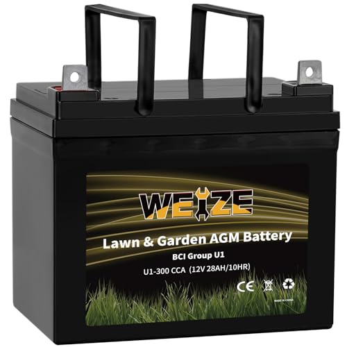 12V 300CCA BCI Group U1 SLA Lawn Battery