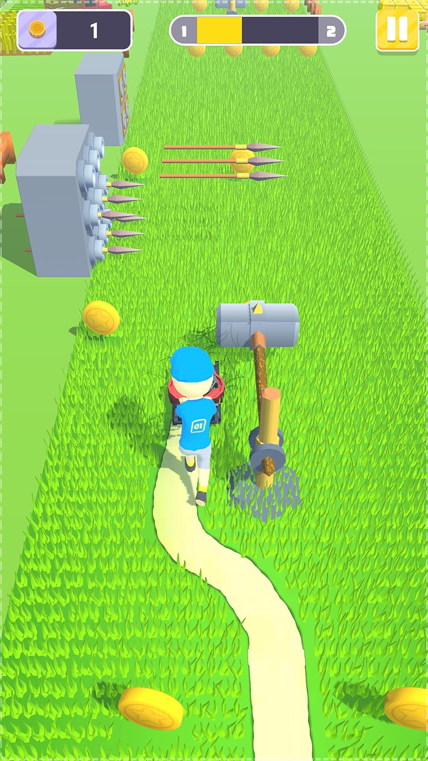 3D Lawn Mower Model